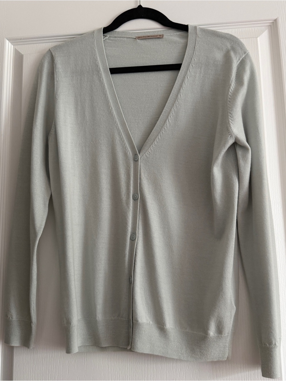 Uniqlo Women's V-Neck Cardigan - Pale Mint